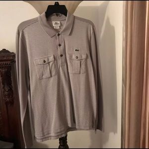 Men’s Long Sleeve Lacoste Polo